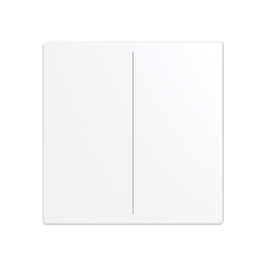 Abdeckung, 2-fach, für Keypad, Format 63 - solo/future, studioweiß