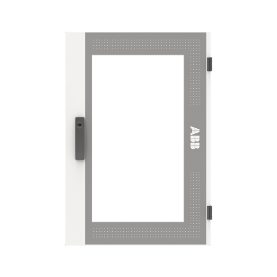 Porte transparente 2FB/5RE, accessoire série de armoires TwinLine