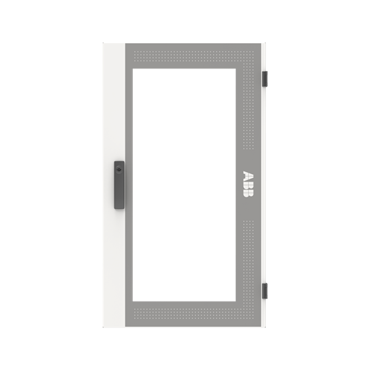 Porte transparente 2FB/6RE, accessoires pour série de coffrets TwinLine