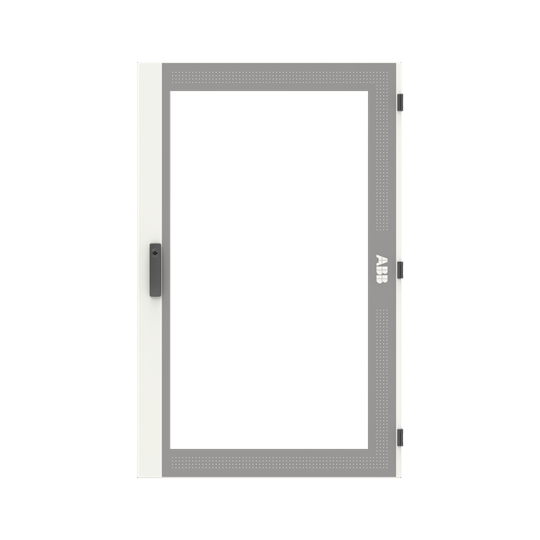 Porte transparente 3FB/8RE, Accessoire pour série de coffrets TwinLine