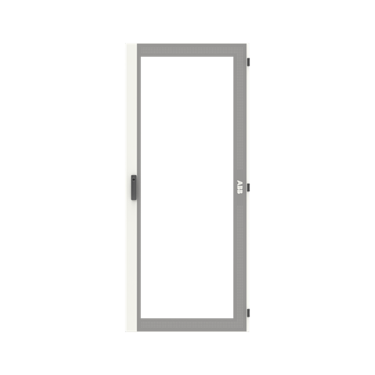 Porte transparente 3FB/12RE, accessoire de la série de cabinets TwinLine 2CPX010873R9999