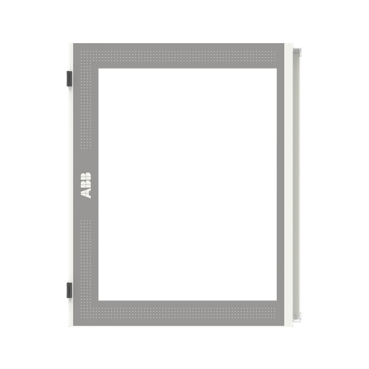 Porte transparente 3FB/6RE, porte gauche avec vitre