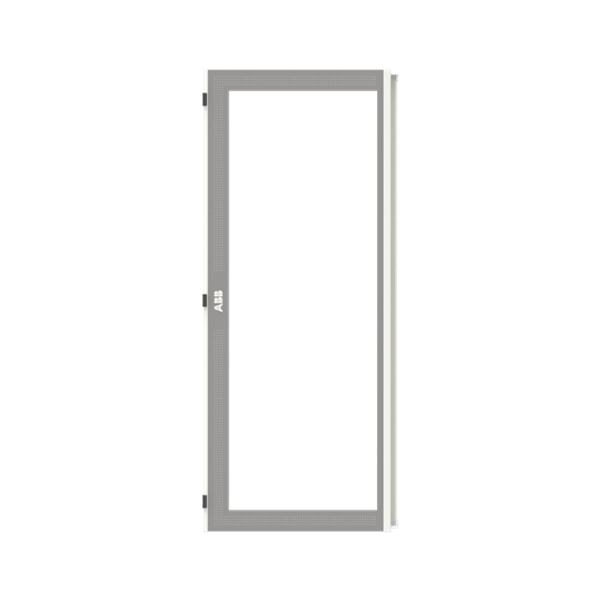 Porte transparente 3FB/12RE, porte gauche avec vitre