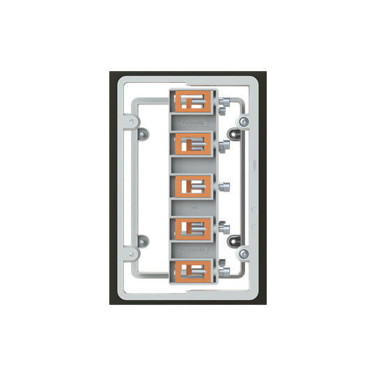 Sammelschienenverbinder 5-polig, Kupfer 12x5 mm