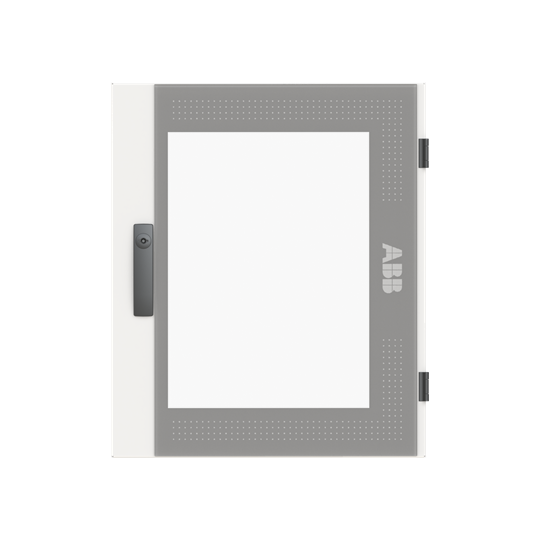 Porte transparente 2FB/4RE, accessoires pour la série d'armoires TwinLine