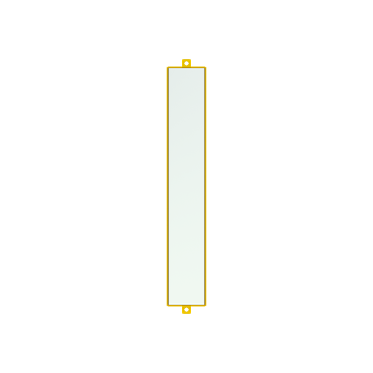 Umlenkspiegel für Lichtvorhänge bis H=450 mm (ohne Schutzständer)