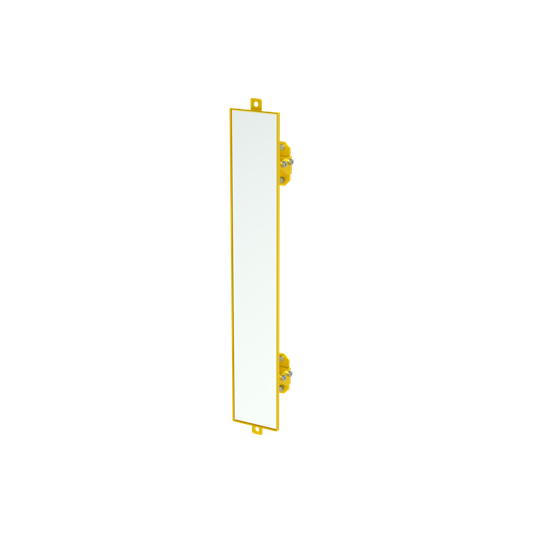 Umlenkspiegel für Lichtvorhänge bis H=450 mm (ohne Schutzständer)