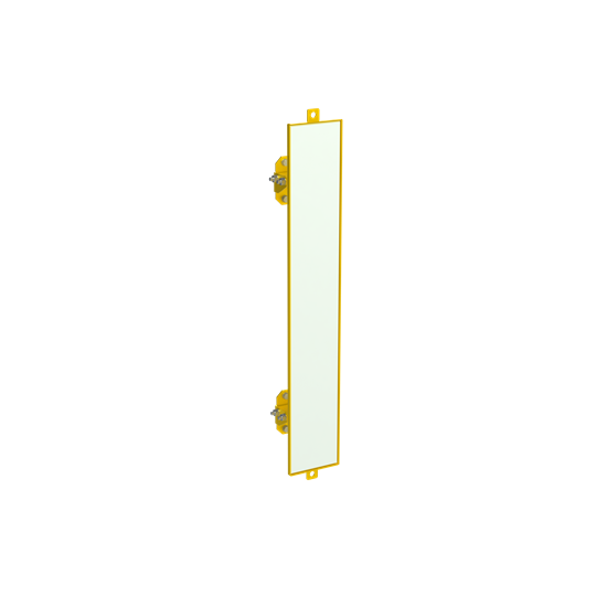 Umlenkspiegel für Lichtvorhänge bis H=450 mm (ohne Schutzständer)