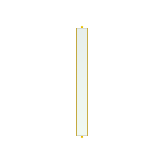 Umlenkspiegel für Lichtvorhänge bis H=750 mm (ohne Schutzständer)