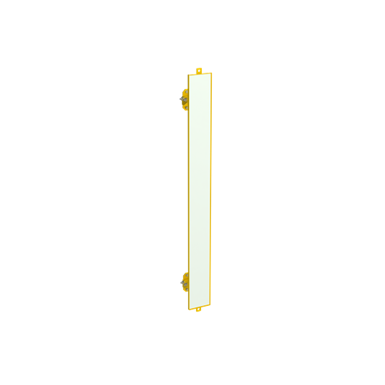 Umlenkspiegel für Lichtvorhänge bis H=750 mm (ohne Schutzständer)