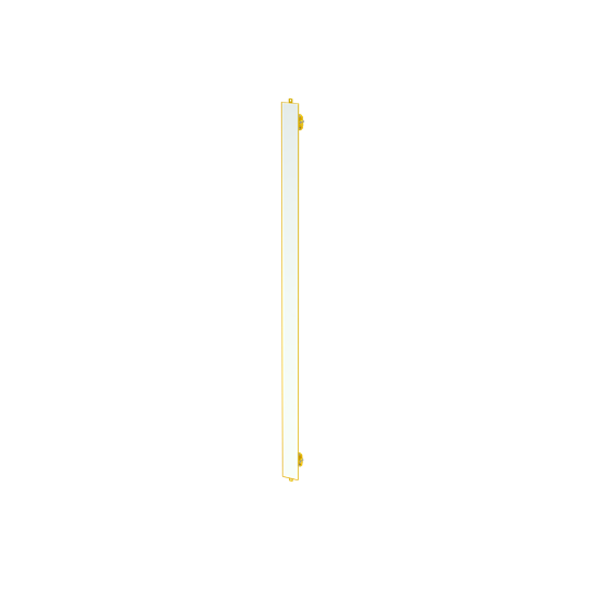 Umlenkspiegel für Lichtvorhänge bis H=1800 mm (ohne Schutzständer)