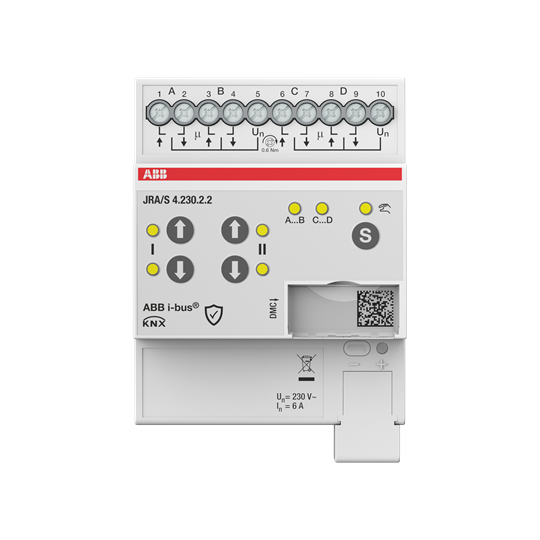 Jalousieaktor 4-fach 230V, manuelle Bedienung   