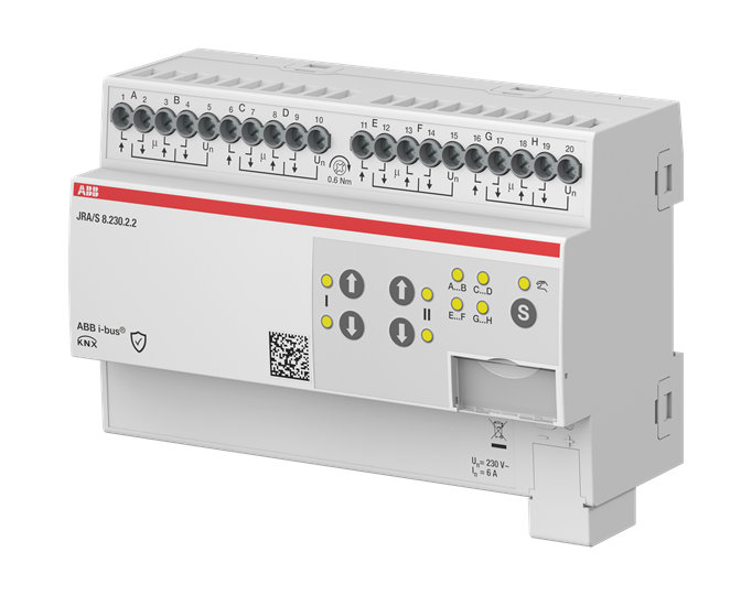Jalousieaktor 8-fach 230V, manuelle Bedienung   