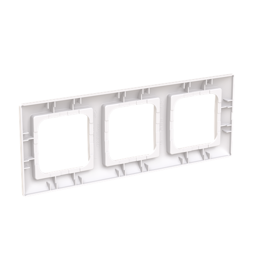 3-vägs täckram SAGA. Lämplig för både horisontell och vertikal installation.