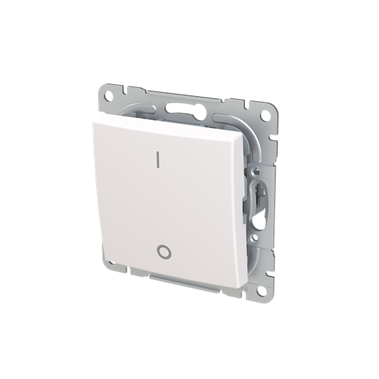 2-polig strömställare SAGA. Inklusive brytarinsats och vippa.