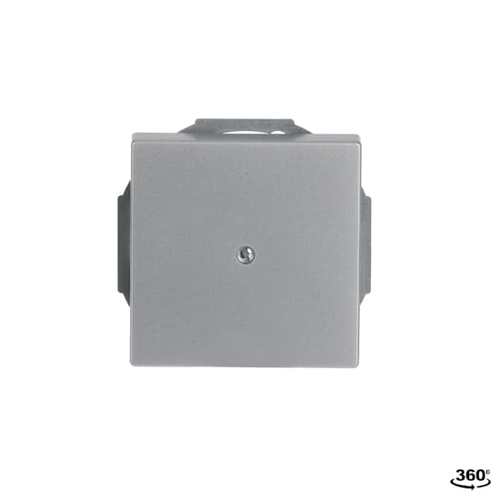 Busch Jaeger Cover Plate Cable Outlet With Mounting Plate Aluminium Silver X