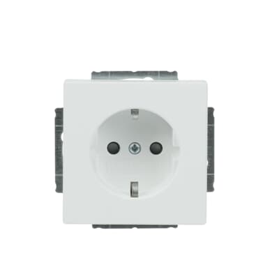 Bachmann 929.000 DUE stopcontacteenheid, 2 x Schuko (zonder deksel), 9 x 20 x 13 cm