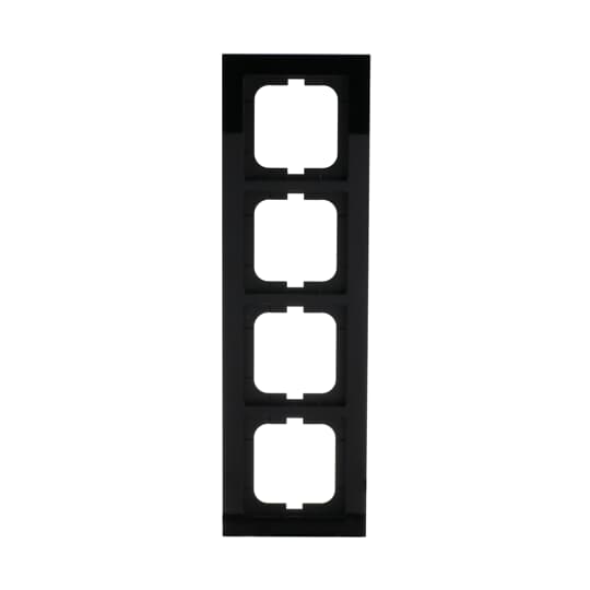 Abdeckrahmen 4-fach schwarz - Busch-axcent®