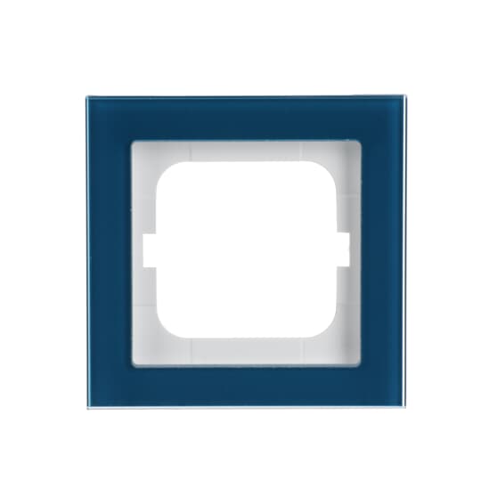 Abdeckrahmen 1-fach Glas Ozean - Busch-axcent® pur