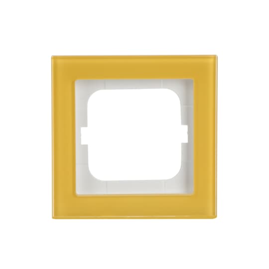 Abdeckrahmen 1-fach Glas Sonne - Busch-axcent® pur