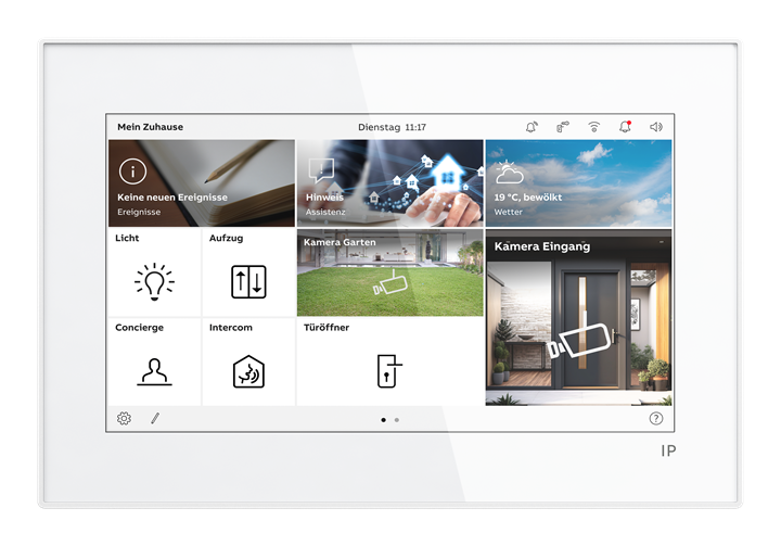 IP Touch Lite 7", LAN + Wi-Fi, weiß