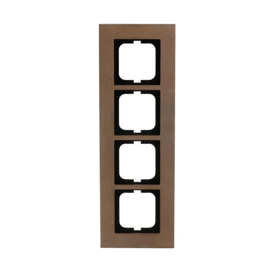 BUSCH-JAEGER 1743-81 PLAQUE DE RECOUVREMENT, PRISES D'ANTENNE, 2 CONNEXIONS, ANTHRACITE, CARAT