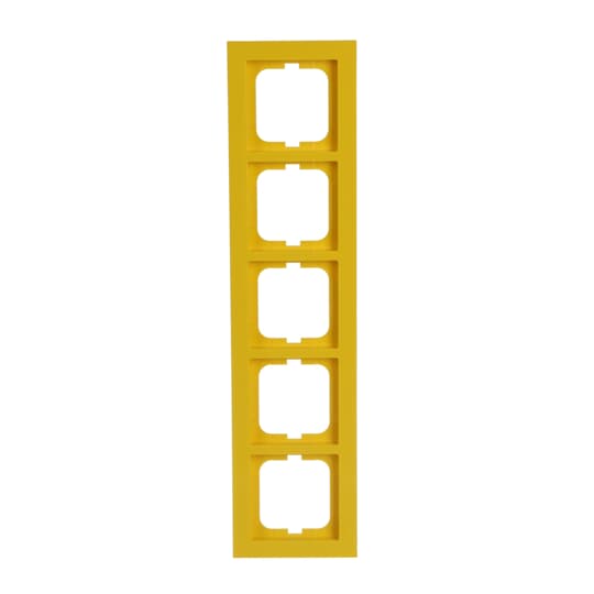 Abdeckrahmen 5-fach gelb - Busch-axcent®