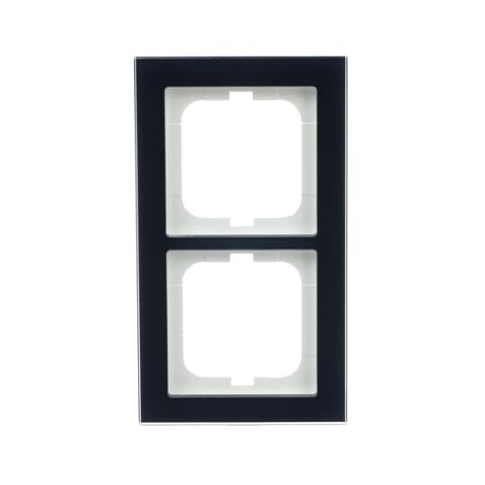 Abdeckrahmen 2-fach Glas Purpur - Busch-axcent® pur