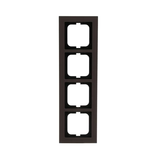 Abdeckrahmen 4-fach papierbraun - Busch-axcent® pur
