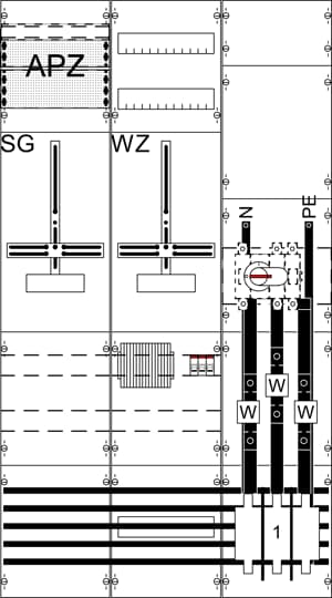 Panneau de mesure pour transformateur