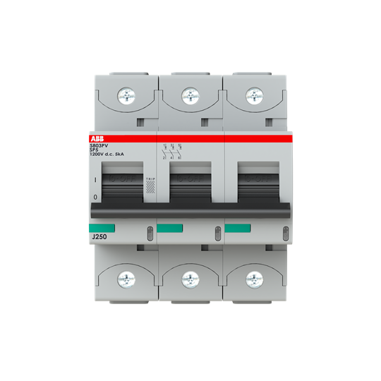 Protection pour fils de panneaux photovoltaïques 1.200 V DC, 5A, 3 pôles