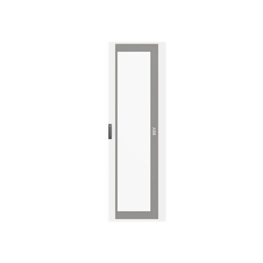 Porte transparente 2FB/12RE, montée sur armoire, accessoires série d'armoires TriLine