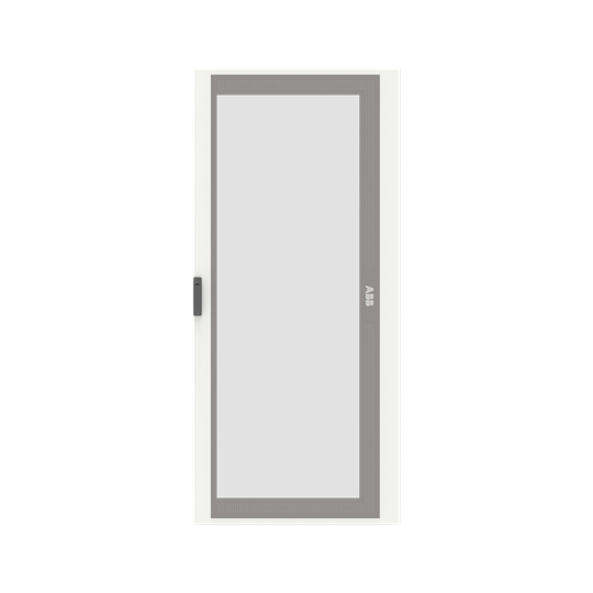 Porte transparente 3FB/12RE, montée sur armoire, accessoire série d'armoires TriLine