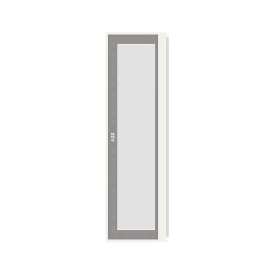 Porte transparente 4FB/12RE Li, montée sur armoire, accessoire série d'armoire TriLine