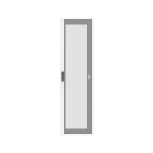 Porte transparente 4FB/12RE Droite, montée sur armoire, accessoire série d'armoires TriLine