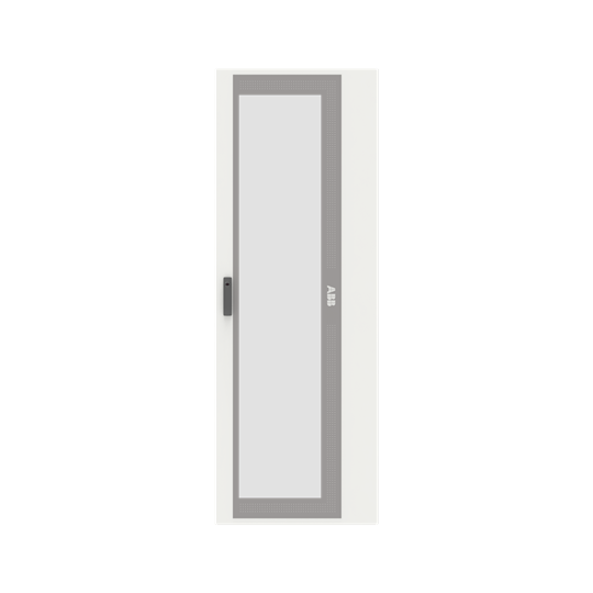 Porte transparente 5FB/12RE droite, montée sur armoire, accessoire de la série d'armoires TriLine