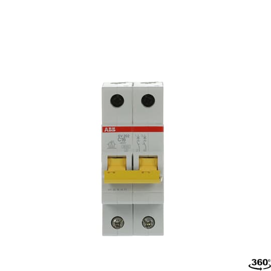 ABB SV202-C16 Interruptor magnetotérmico 2P 16A C 6kA 2CDS212066R0164