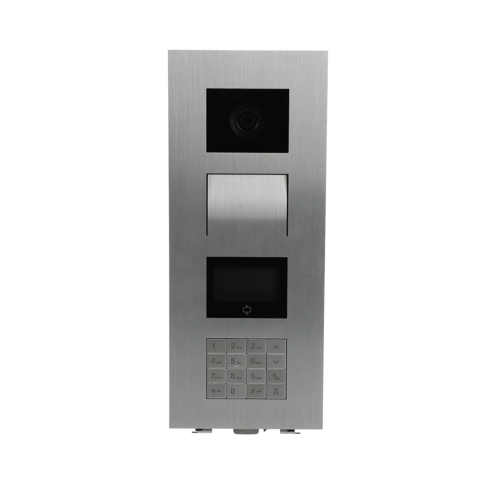 Placa calle video, teclado, ID,AL