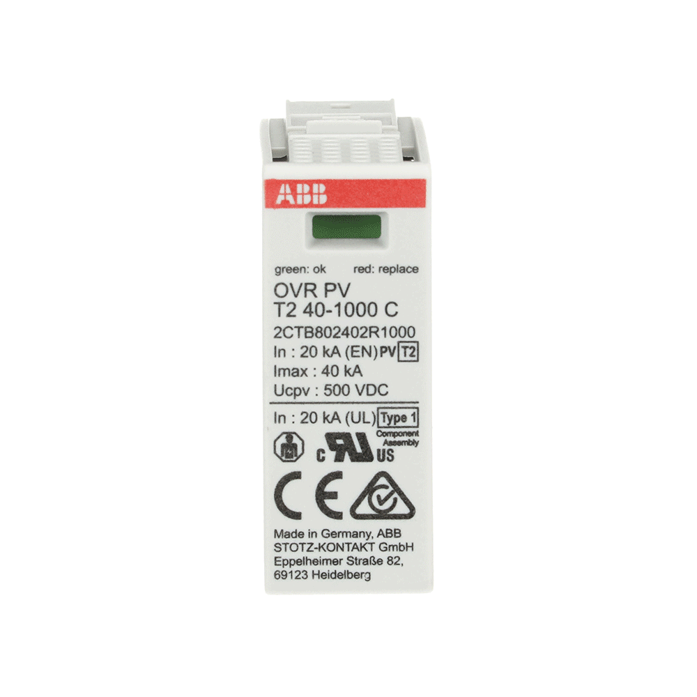 SPD Ersatzmodul für OVR PV T2 40-1000 für Leerlaufspannungen bis 1000 V DC