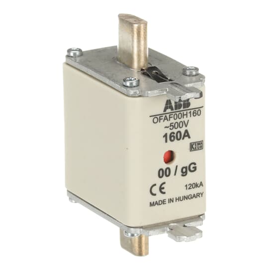 80NHG00B | Fusible BS88 &agrave; Visser 80A Eaton NH00 500V C.a., GG | RS