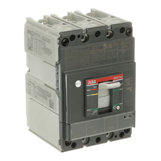 Disjoncteur compact Tmax XT2 avec connexions en façade, 3 pôles