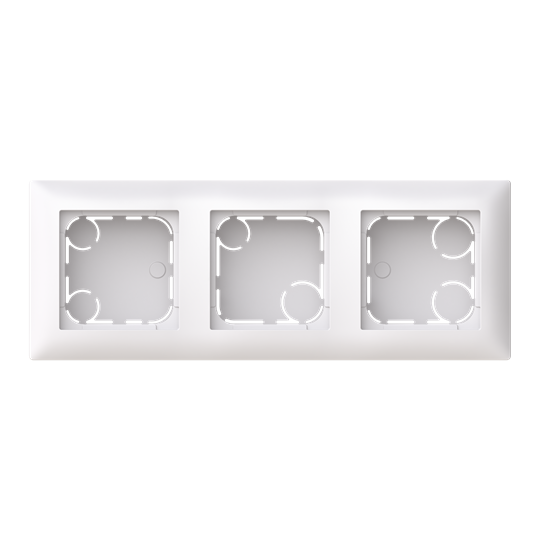 Boîtier encastré forme plate 3-fach Boîtier Busch-balance® SI