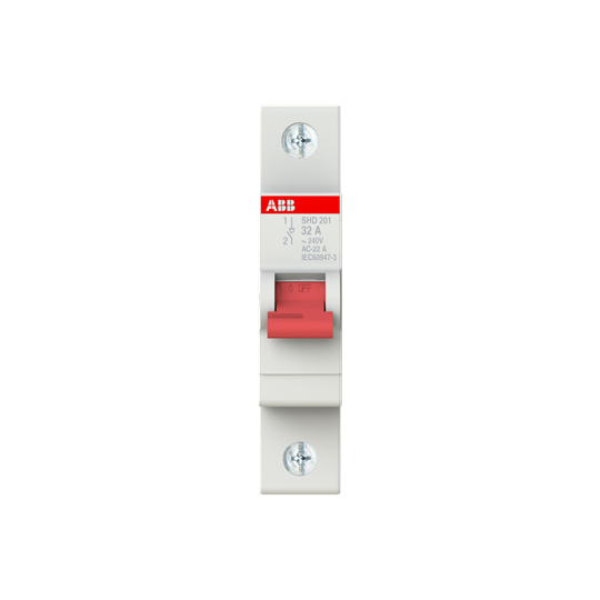 Interrupteur de charge 1P, 32 A, aucun accessoire montable