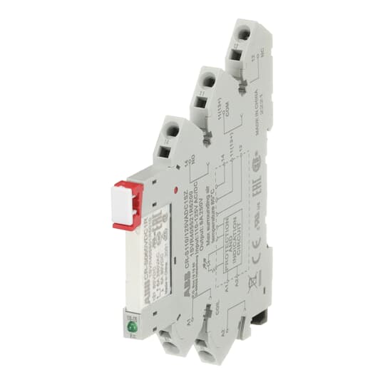 Interface-Relais komplett, 1We, A1-A2=110V AC/DC, Federzuganschluss