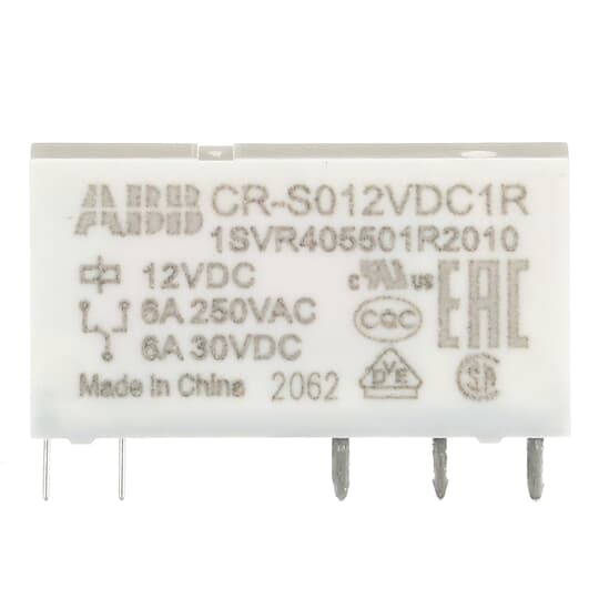 CR-S012VDC1R Pluggable interface relay