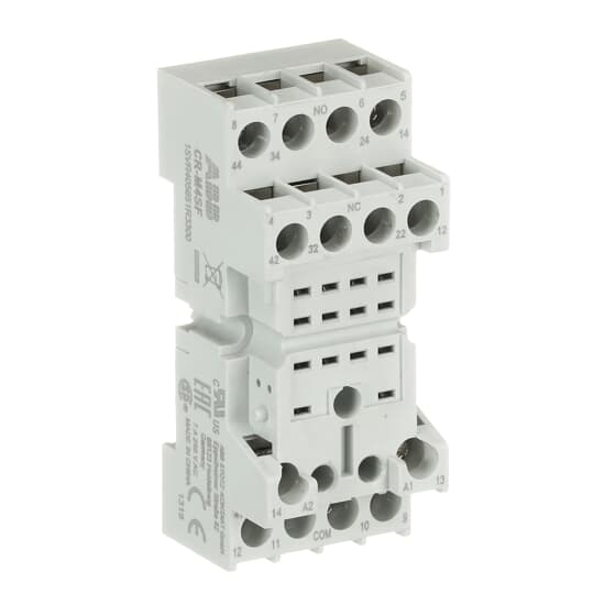 Socle de relais standard avec vis à oreilles pour relais CR-M à 2 ou 4 contacts