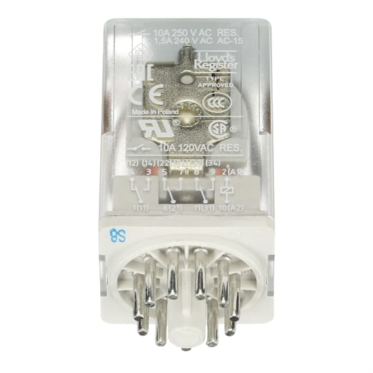 Relais d'interface enfichable CR-U, 3We, A1-A2=12VDC, 250V/10A 1SVR405622R4000