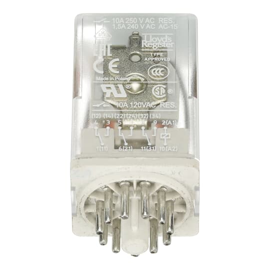 Relais d'interface enfichable CR-U, 3We, A1-A2=48VDC, 250V/10A, LED 1SVR405622R6100