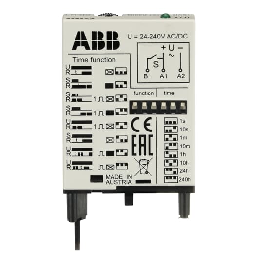 Multifunktionszeitmodul A1-A2=24-240V AC/DC, für CR-U Sockel, Steckmodul