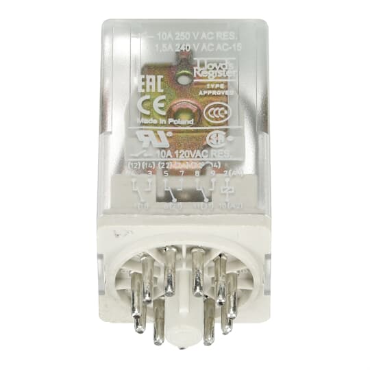 Relais d'interface enfichable CR-U, 3We, A1-A2=125VDC, 250V/10A 1SVR405622R8200